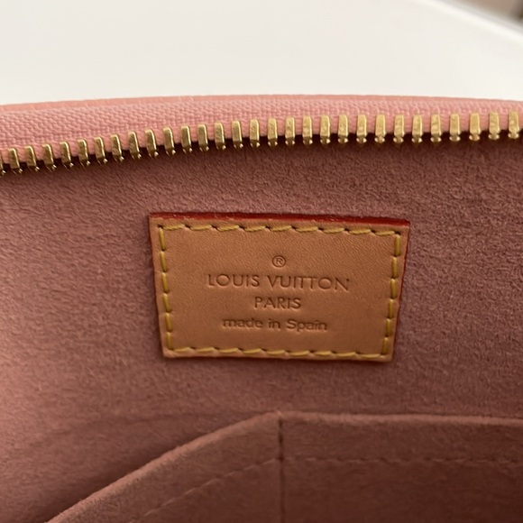 Authentic Louis Vuitton V Tote Monogram Canvas and Leather BB - Picture 10 of 10